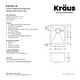 preview thumbnail 141 of 158, KRAUS Standart PRO Undermount Single Bowl Stainless Steel Kitchen Sink