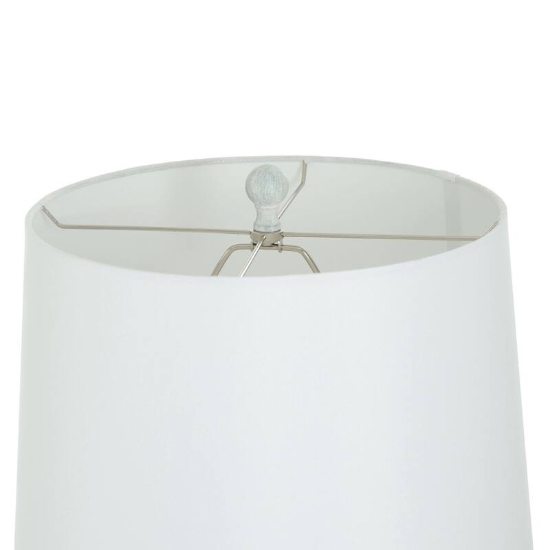 Conical - Table Lamp - Made of Polyresin - White Linen Shade - 31"H