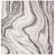 SAFAVIEH Craft Clytie Modern Abstract Marble Pattern Rug - 6'7" x 6'7" Square - Grey/Silver