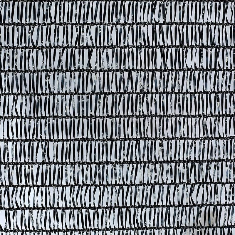 Agfabric 50% Sunblock Shade Cloth Cover with Clips for Plants 6.5’ X 10’, Black