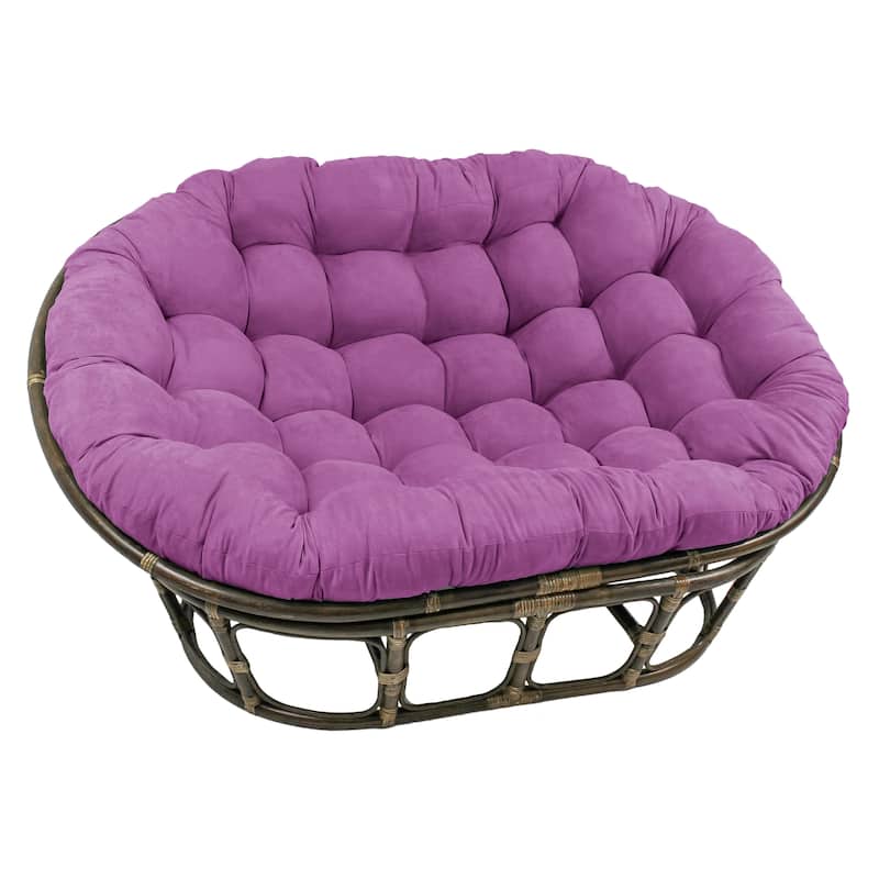 Microsuede Indoor Double Papasan Cushion (Cushion Only) - 65 x 48 - Ultra Violet