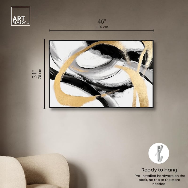 Midas Arc I Canvas by Art Remedy