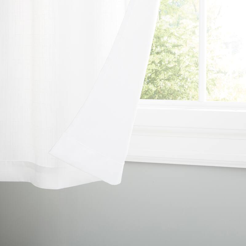 Estate View Moose Lodge Light Filtering Rod Pocket Curtain Panel Pair