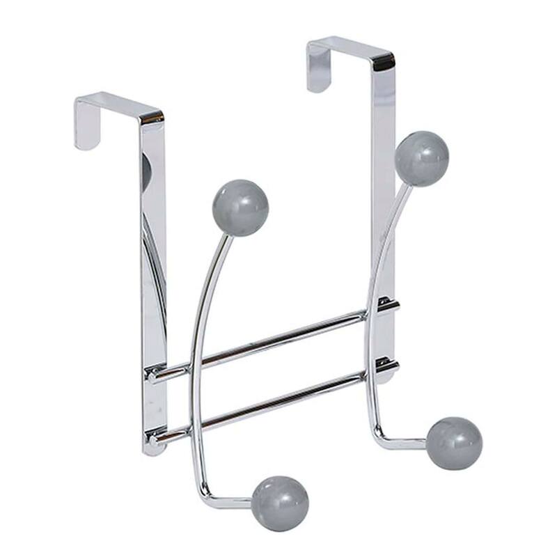 Over The Door Hook Rack with 4 Ball Ends