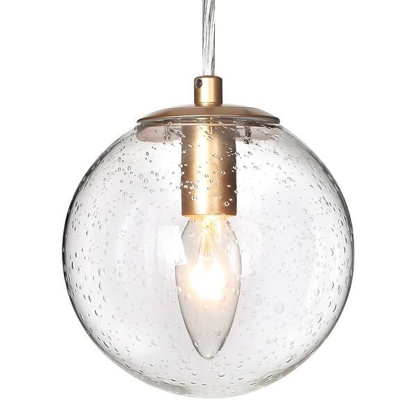 Farmhouse Mini 1-Light Glass Globe Pendant Lights Dimmable ...