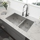 preview thumbnail 14 of 15, Low-Divide Undermount Double Bowl Stainless Steel Kitchen Sink 30"x19"x10" 60/40