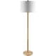preview thumbnail 1 of 2, Livabliss Padauk Traditional Accent Floor Lamp Beige