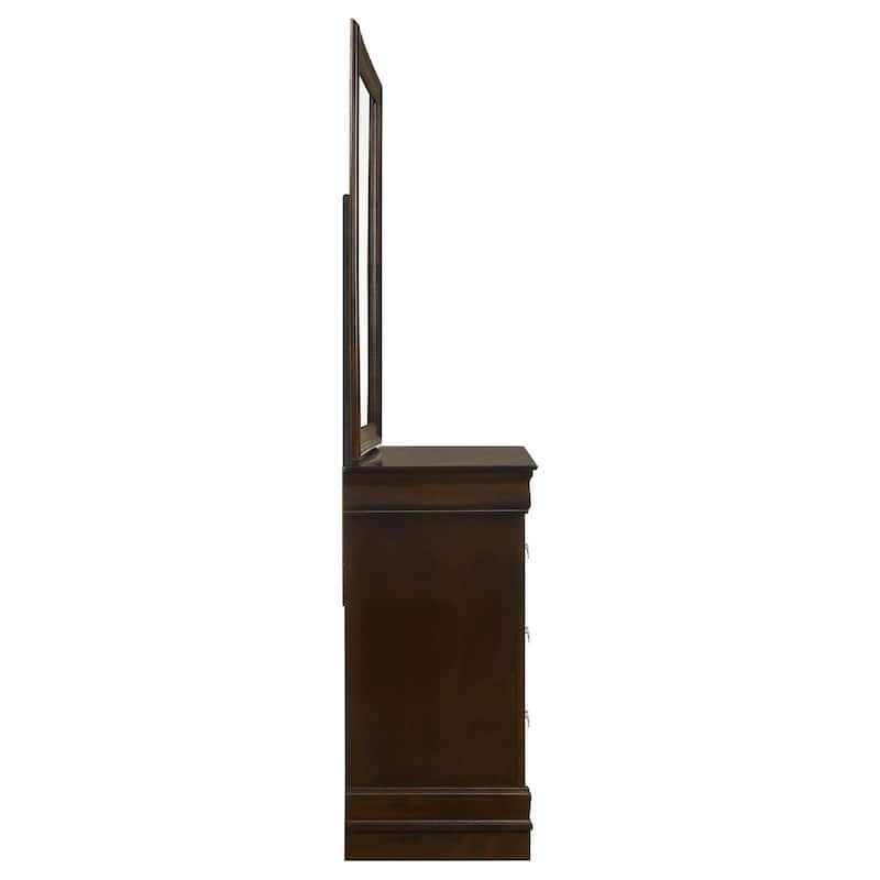 Louis Philippe 6-drawer Dresser Cappuccino
