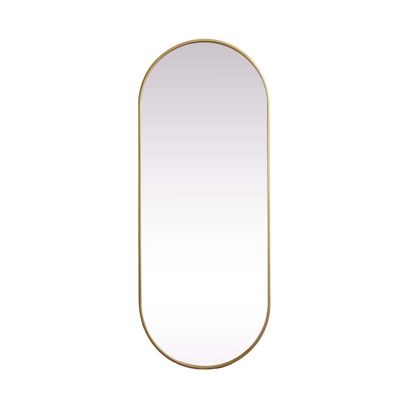 Elegant Lighting MR2A2460 Asha 24" W x 60" H Oval Framed Bathroom