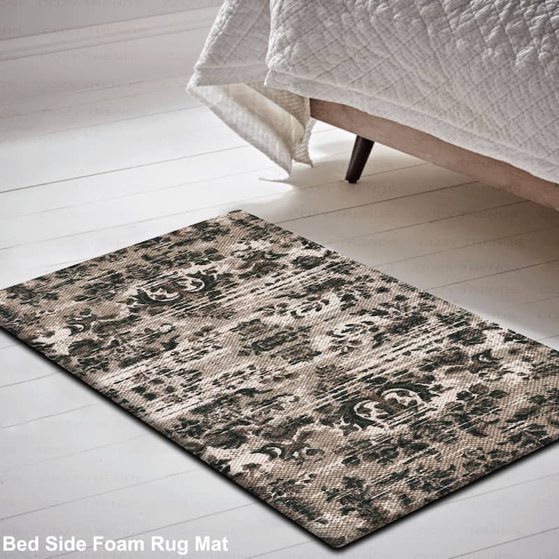 Handwoven Anti Fatigue Cushioned Standing Cotton Doormat/Bathroom/ Kitchen Mat 18"x30"