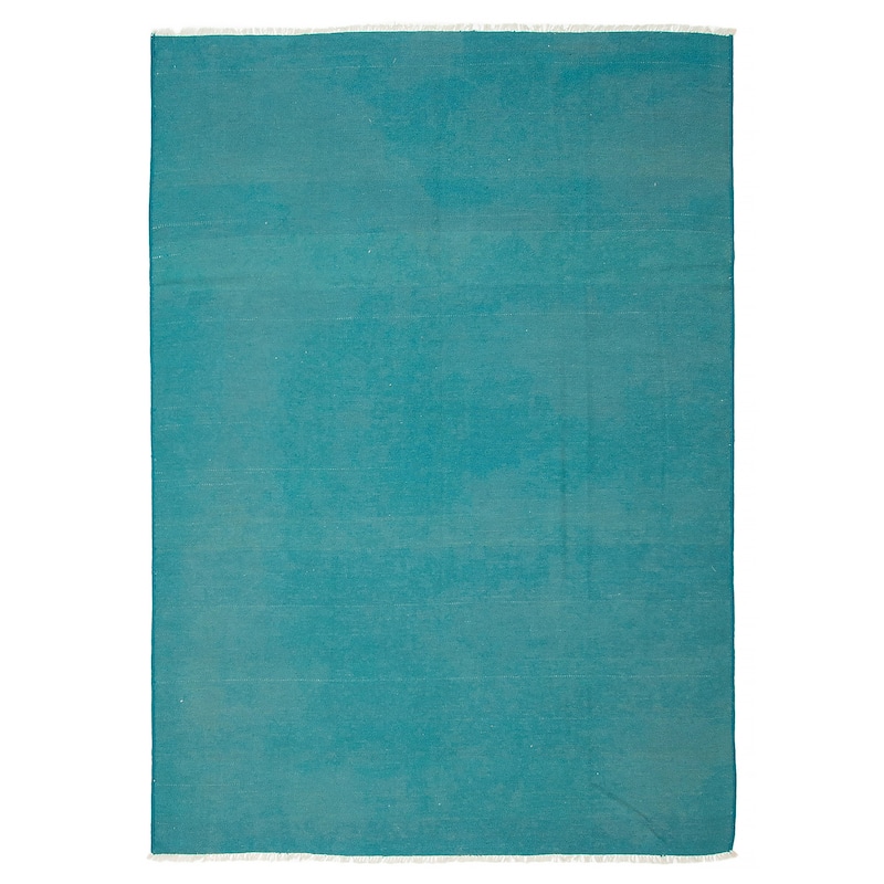 Ankara FW Teal Kilim 5'9" x 8'3" - 5'9 x 8'3 - Teal - 5'9 x 8'3