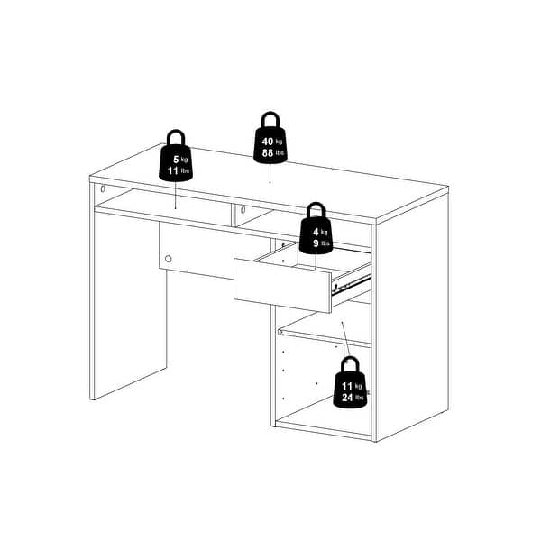 Porch & Den Gheen 1drawer and 1door Desk On Sale Bed Bath