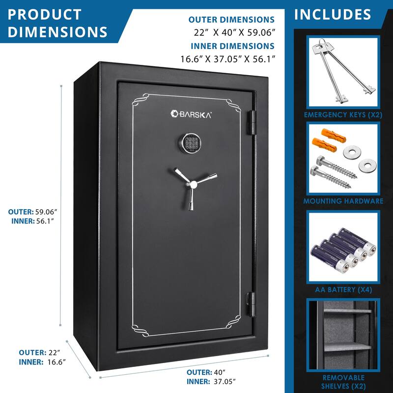 19.97 Cubic Pt Tall Fireproof Safe Vault