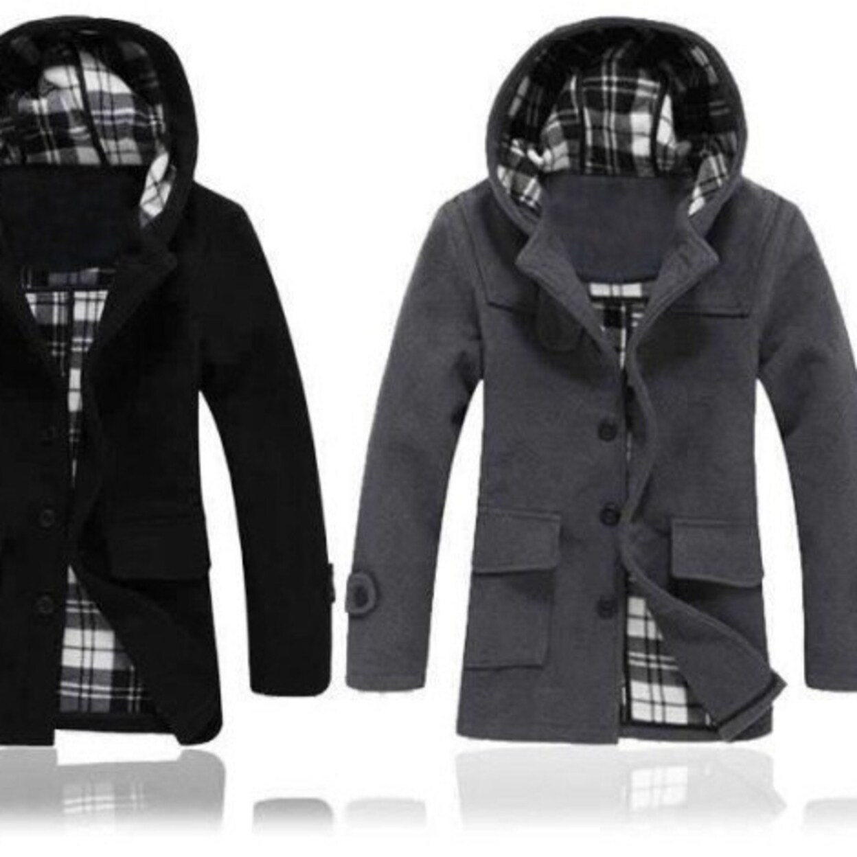 Shop Autumn And Winter Men S Hooded Jacket Cloth Coat Man Woolen
