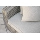 preview thumbnail 7 of 6, Abbyson Oana Outdoor Light Grey Rattan Sofa with Cushions