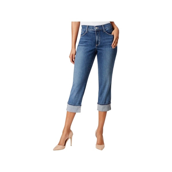 capri cuffed jeans