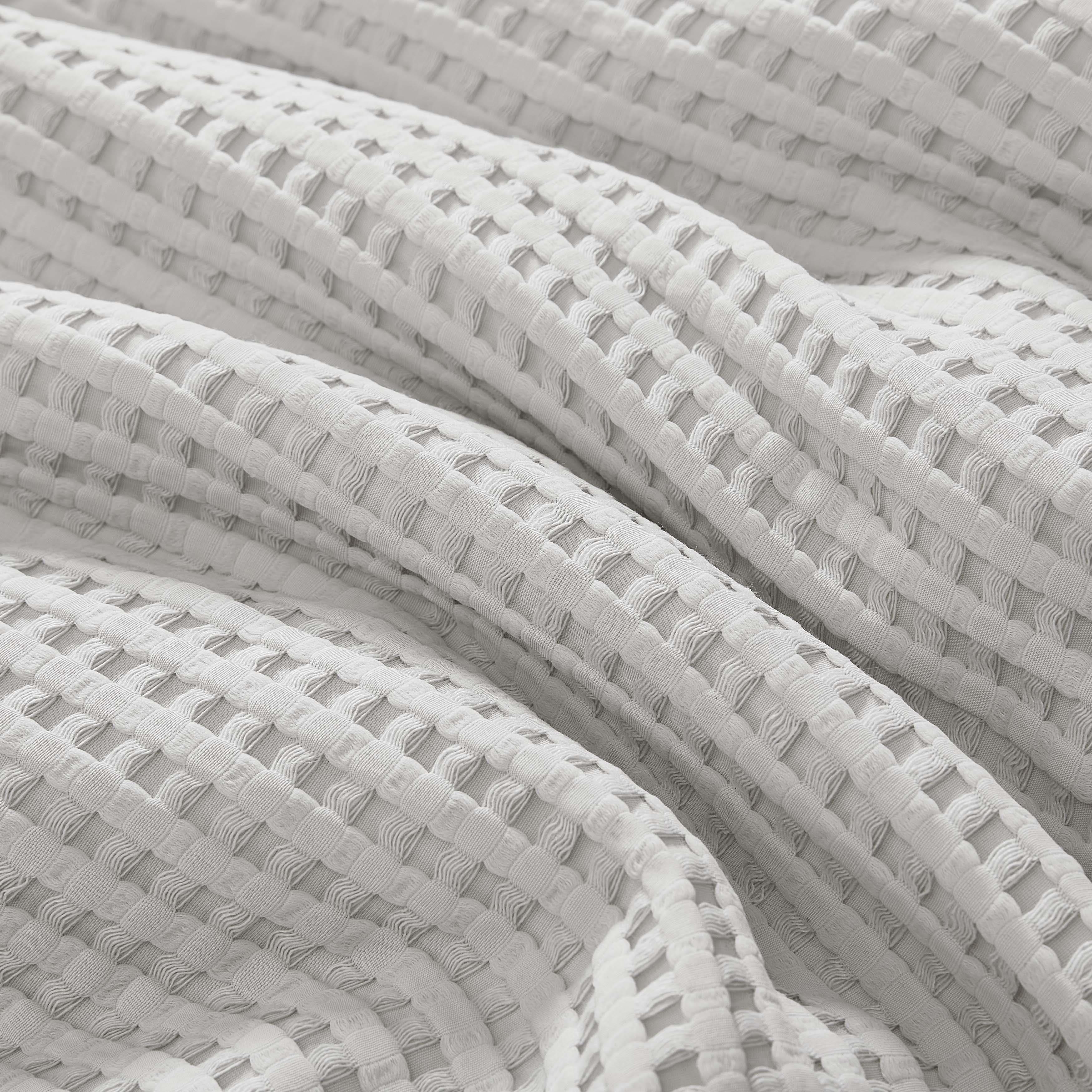 Kenneth Cole Solid Waffle Waffle Duvet Cover Set - On Sale - Bed Bath ...