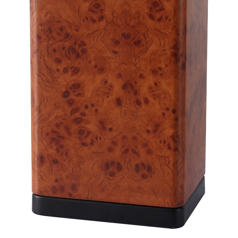 SAFAVIEH Couture Elsee Burl Wood Table Lamp - 15"W x 12"D x 27"H