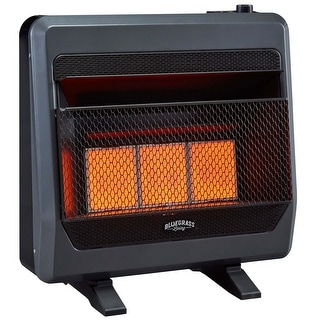 Bluegrass Living Natural Gas Vent Free Infrared Gas Space Heater With Blower And Base Feet 30 000 Btu Model B30tnir Bb Overstock 31767924
