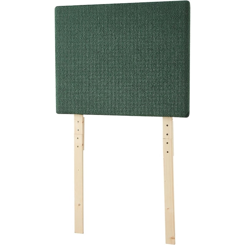 Villa Classic - College Headboard with Legs - Boucle - Boucle Dark Green