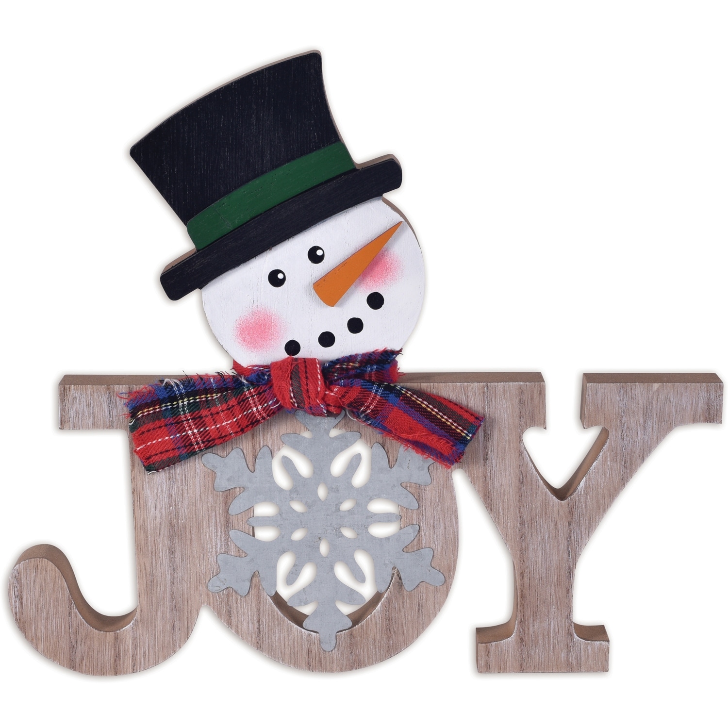 Joy Snowman Tabletop -Set of 2