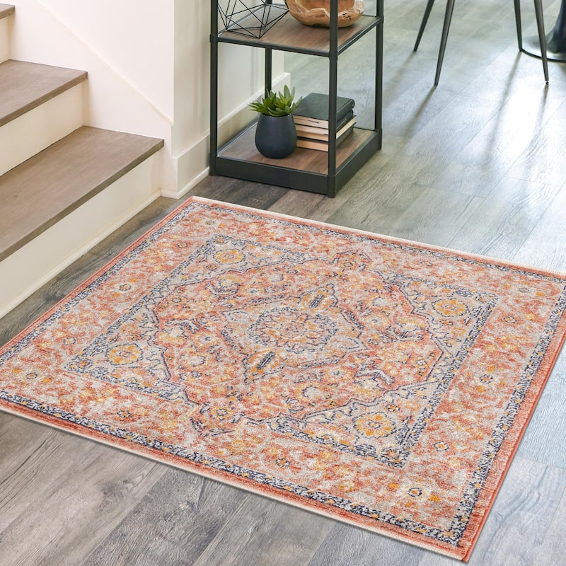 Traditional Nixa Collection Area Rug