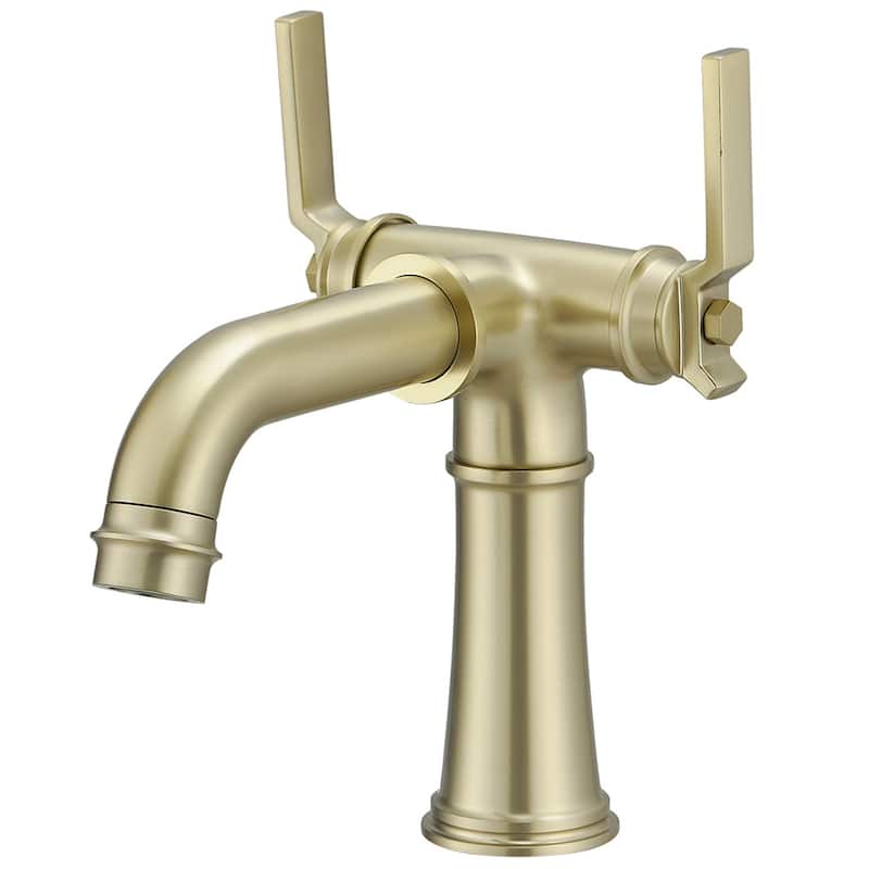Industrial Style Two Handle Bathroom Faucet