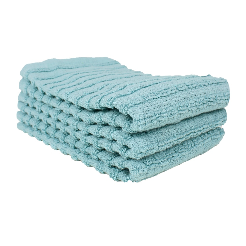 RITZ 100% Cotton Dish Towel with Poly Scour Side (5-Pack) - John  Ritzenthaler Company
