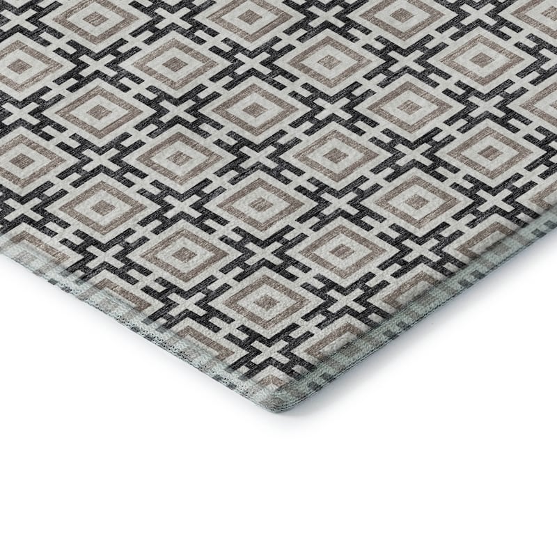 Premium Washable Super Soft Modern Mosaic Mayfield Rug