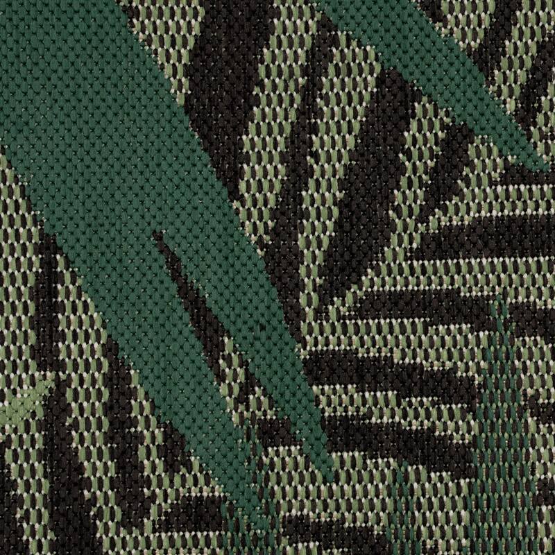 Indoor & Outdoor Rug - Jungle Design with Green Palm Trees