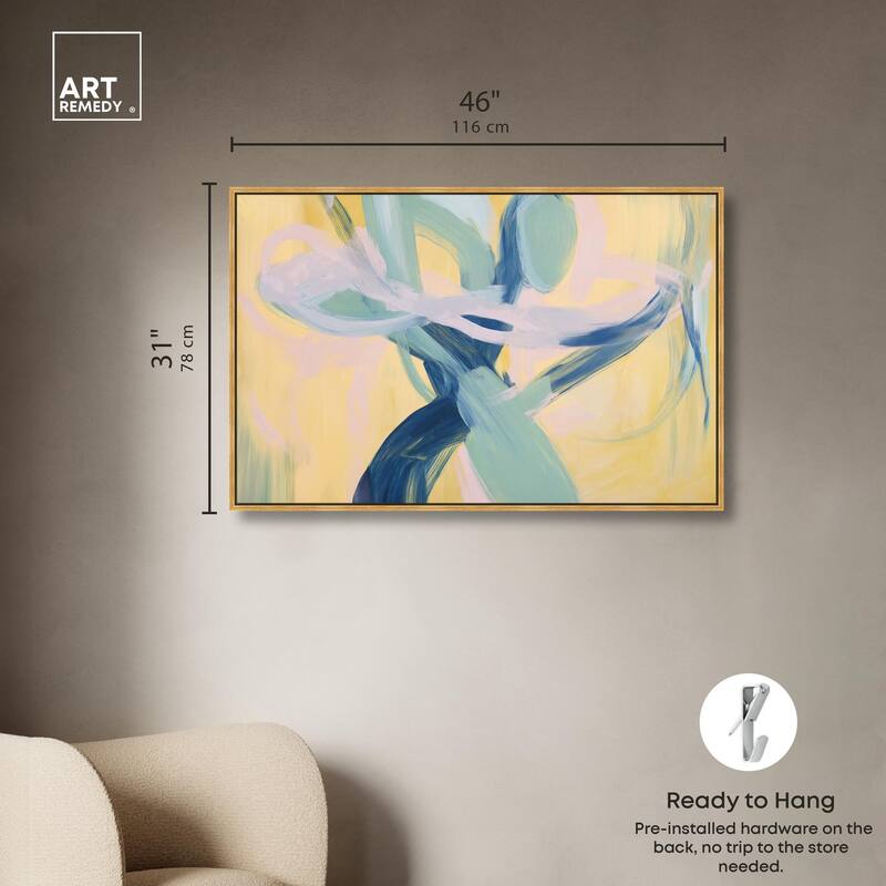 Entangled Embrace II Canvas by Art Remedy