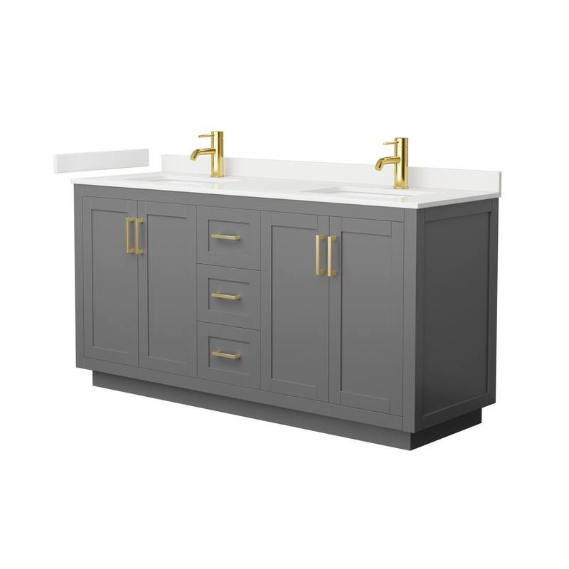 Wyndham Collection WCF292966D-QTZ-UNSMXX Miranda 66" Free Standing