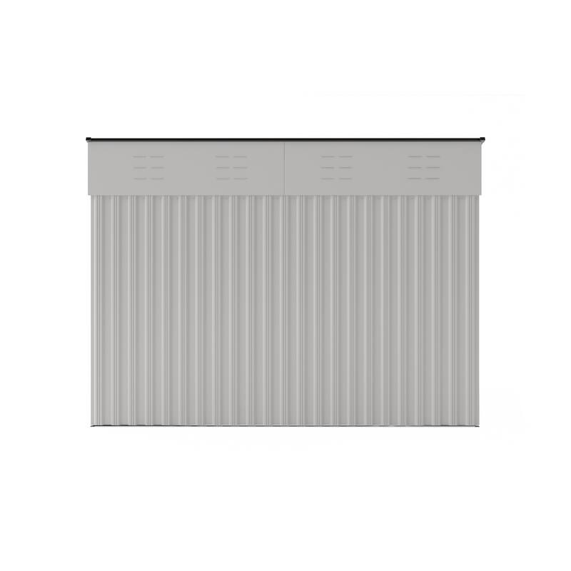 Outdoor Garden Shed with Hinge Side Door Modular Storage Shed Tool Shed Workshop & Temporary Shelter Shed