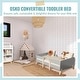 preview thumbnail 14 of 22, Dream On Me Osko Convertible Toddler Bed