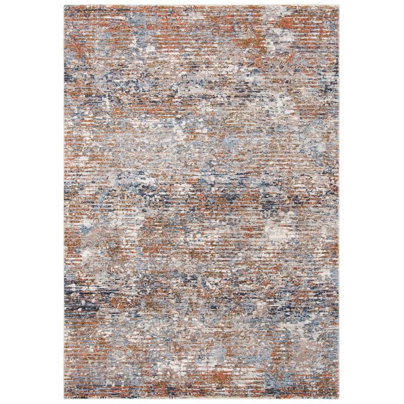 SAFAVIEH Limitee Shelva Abstract Distressed Rug - 5'1" x 7'6" - Beige/Beige