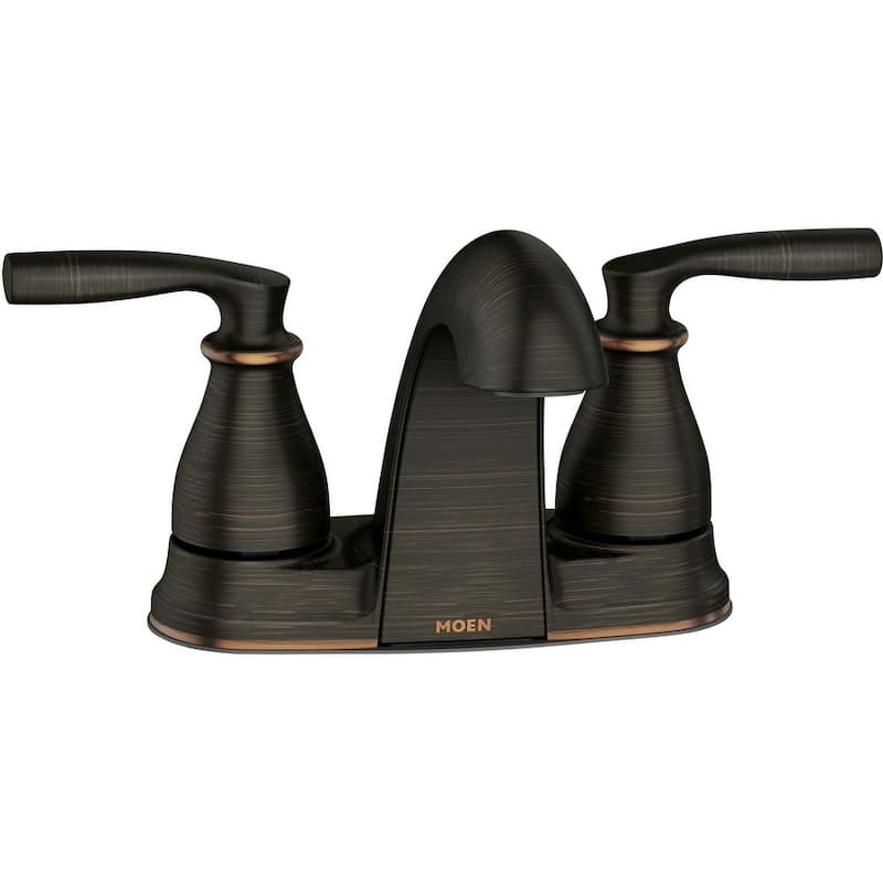Moen 84532 Hilliard 1.2 GPM Centerset Bathroom Faucet with Pop-Up - Mediterranean Bronze