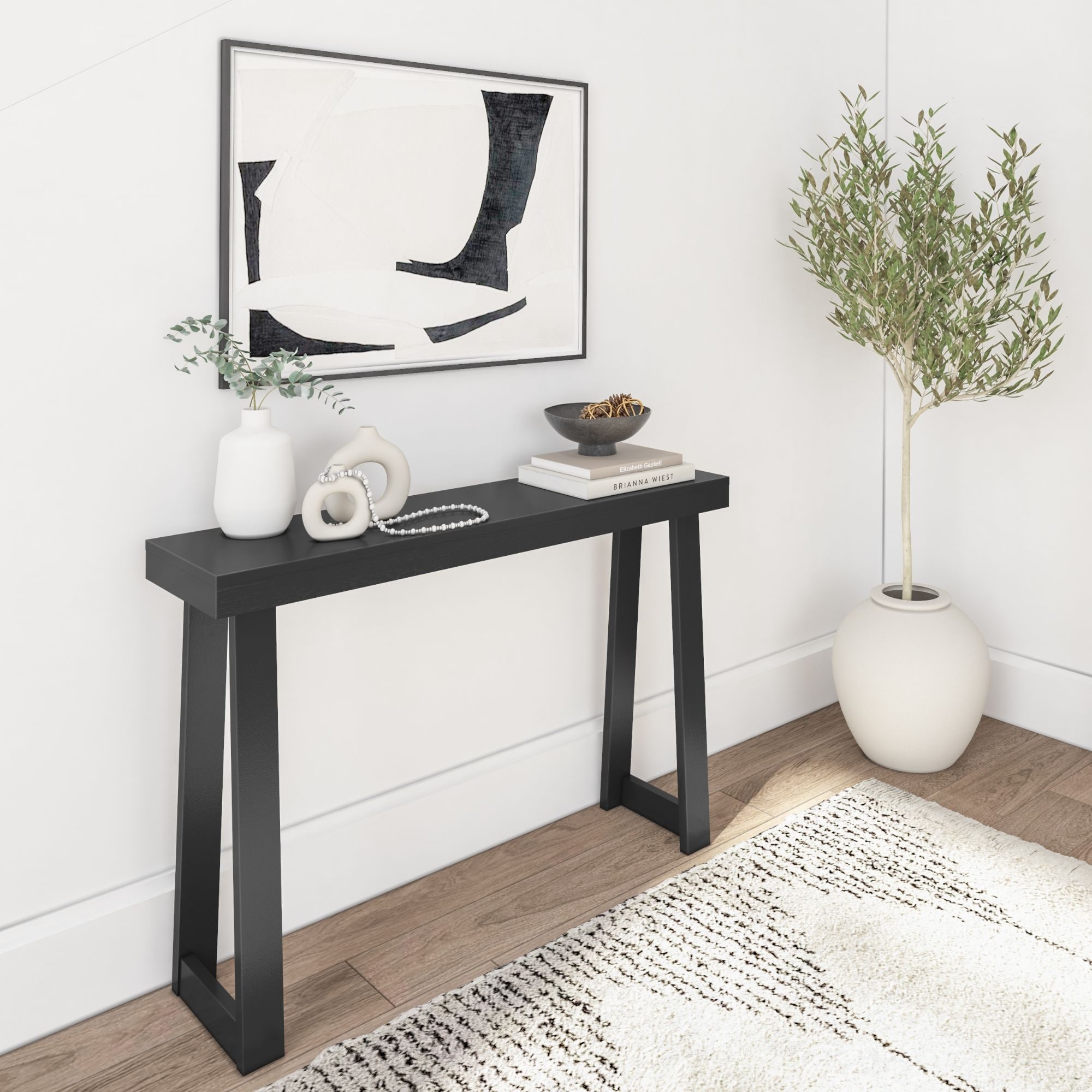 46 inch cheap console table