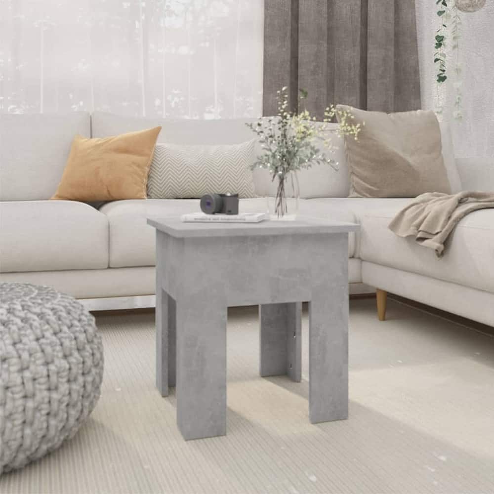vidaXL Coffee Table End Table Sofa Table Living Room Furniture Engineered Wood - 15.7" x 15.7" x 16.5"