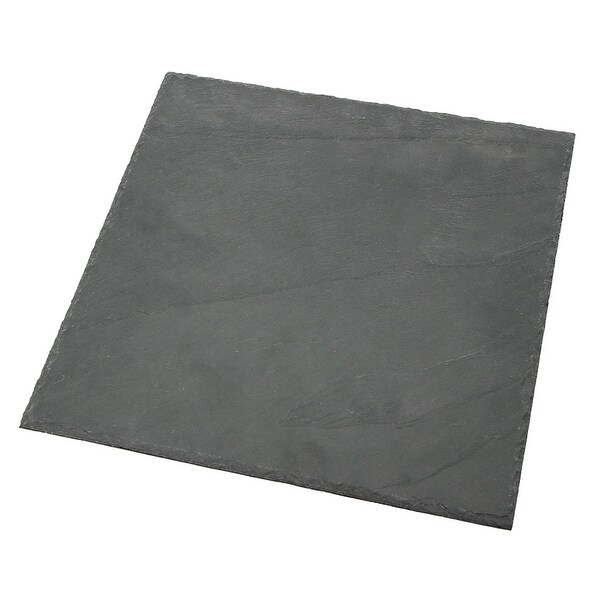 Creative Home Genuine Slate 12" x 12" Square Food, Cheese, Dessert Serving Board, Serving Platter. Opens flyout.