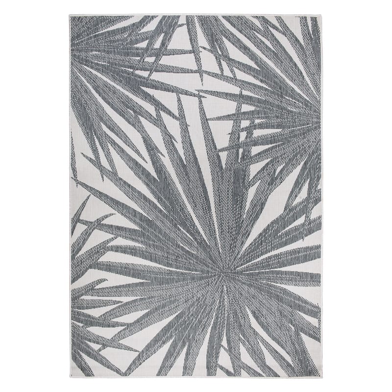 World Rug Gallery Tropical Nature Inspired Indoor/Outdoor Area Rug