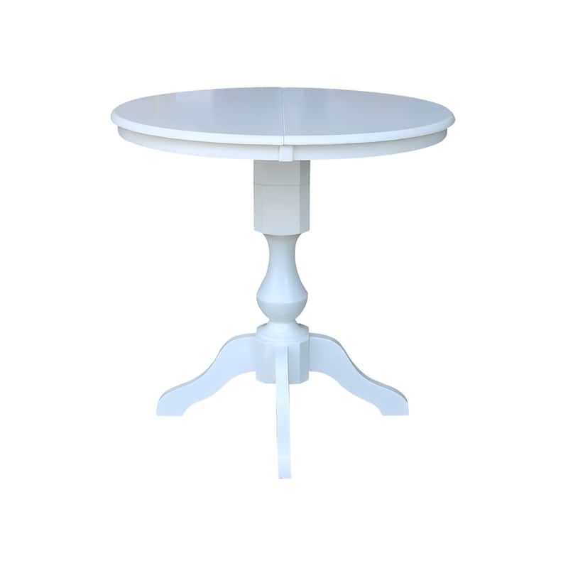 The Gray Barn Fairy Glen 36-in. Round Pedestal Table w/ 12-in. Leaf