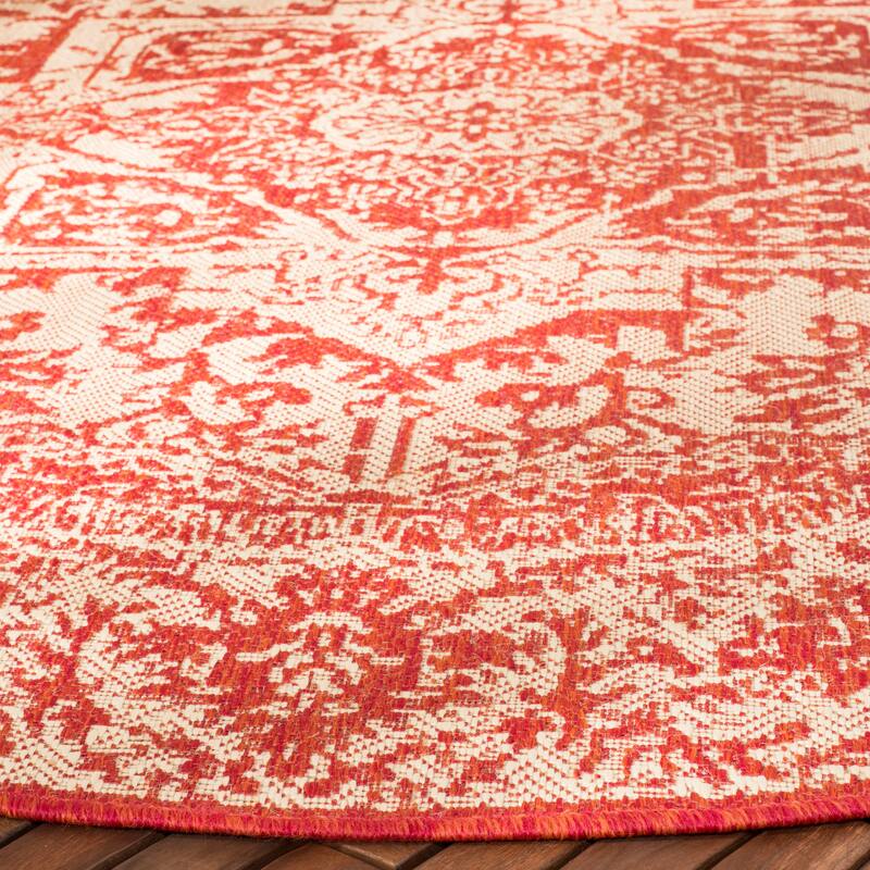 SAFAVIEH Beach House Pouline Indoor/ Outdoor Waterproof Patio Backyard Rug