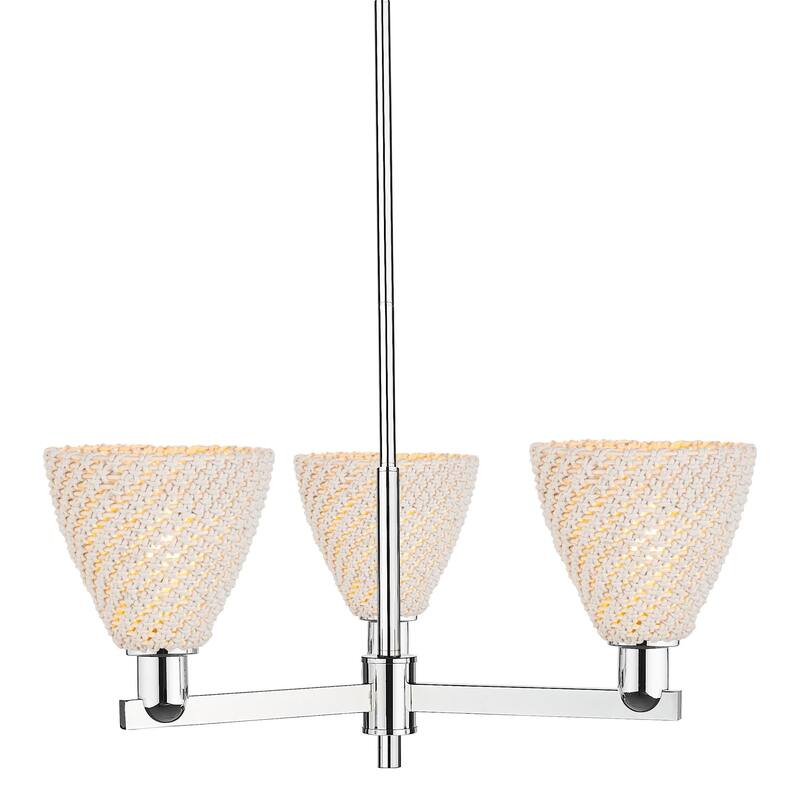 Innovations Lighting 716-3CR-12-18 Natural Ballston Dome Chandelier