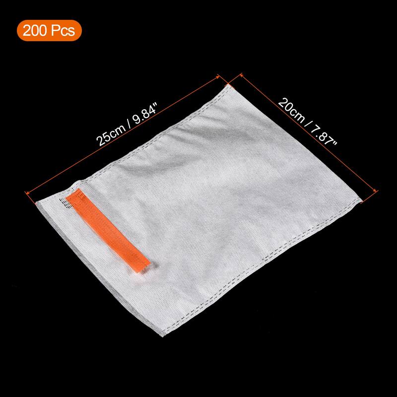 Fruit Protection Bags 10x8" Non-woven Fabric Cover Bags 200Pack - White