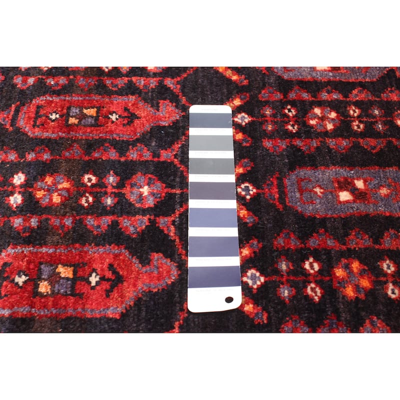 ECARPETGALLERY Hand-knotted Anadol Navy Wool Rug - 3'7 x 11'2