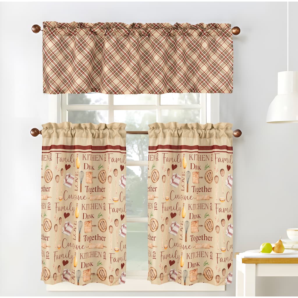 Cucina Family Kitchen Curtain Set