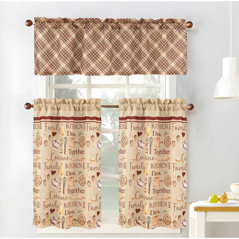 Cucina Family Kitchen Curtain Set