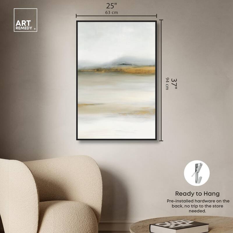 Misty Expanse II Canvas by Art Remedy