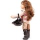 preview thumbnail 2 of 3, Gotz: Hannah Loves Horseback Riding - 19.5" Standing Poseable Doll, Accessories