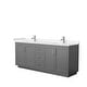 preview thumbnail 47 of 114, Miranda Double Vanity Set, Cultured Marble Top, No Mirror
